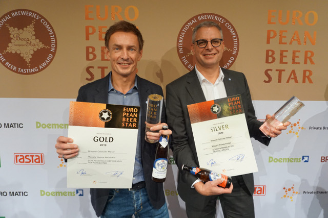 Gold und Silber für European Beer Star