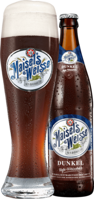 Maisel's Weisse Dunkel Glas und Flasche