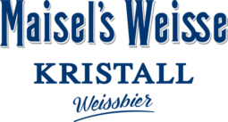 Maisel's Weisse Kristall Schriftzug