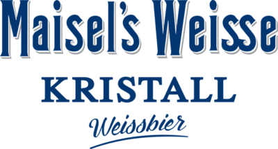 Maisel's Weisse Kristall Schriftzug