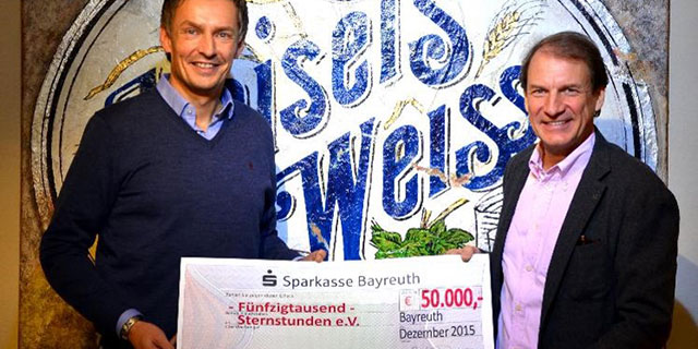 Maisel´s Weisse spendet für Sternstunden e.V.