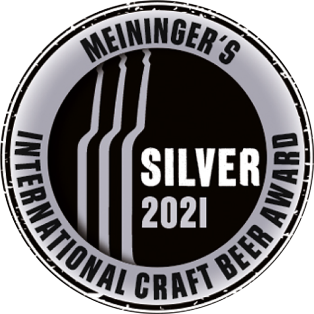 Meiningers International Craft Beer Award 2021, Silver Logo